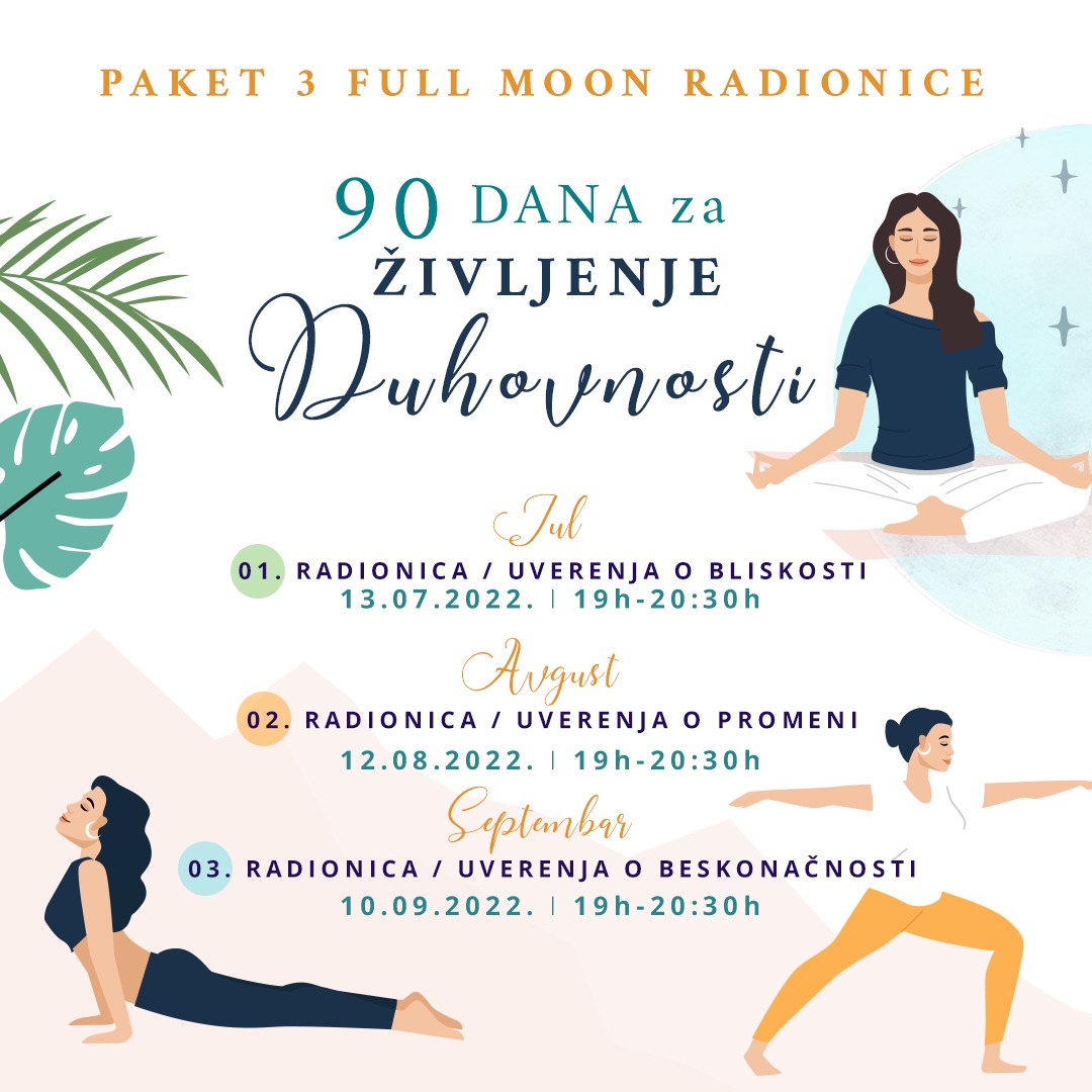 Full Moon paket “90 dana za življenje duhovnosti”